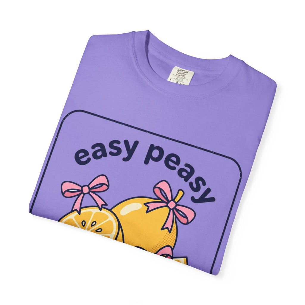 Easy Peasy Lemon Squeezy T-Shirt — Cute Citrus Graphic Tee