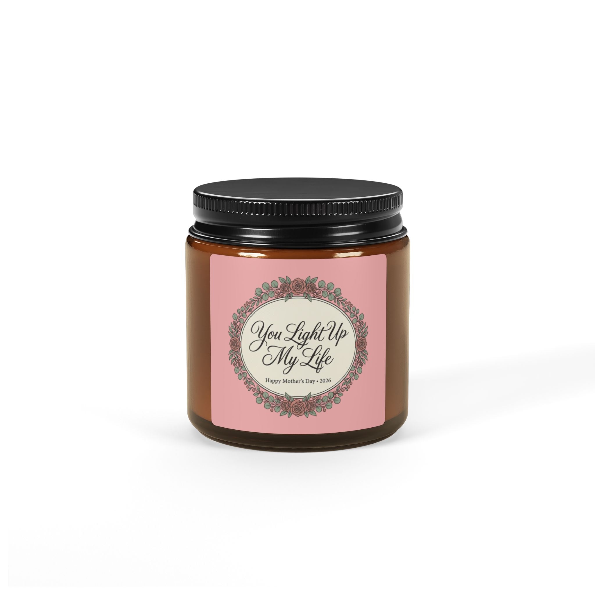 You Light Up My Life Soy Candle — Amber Jar Scented Candle (Multi-Size)