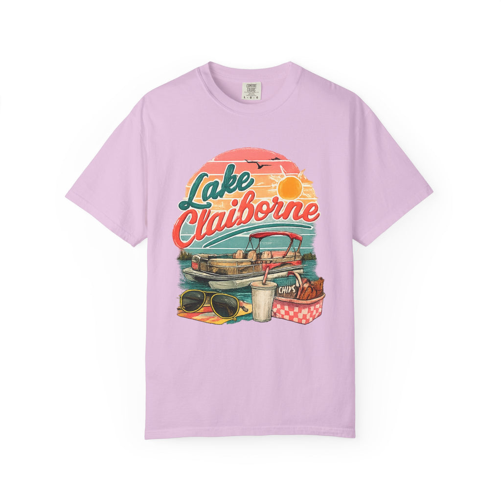 Lake Claiborne Retro Picnic T-Shirt