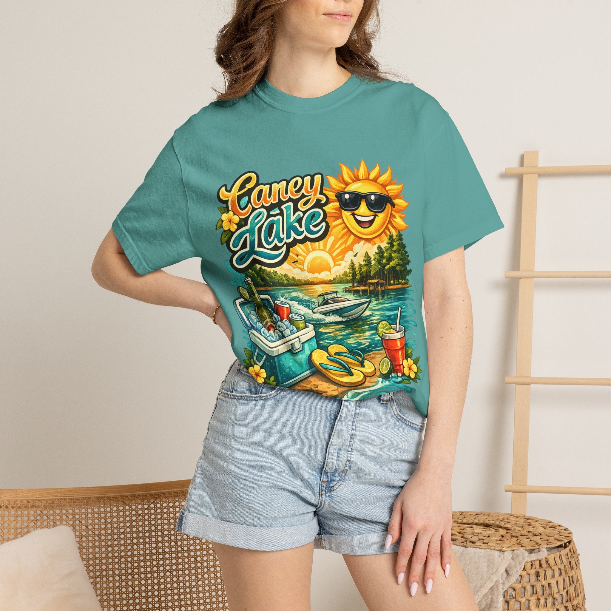 Caney Lake Summer Scene T-Shirt