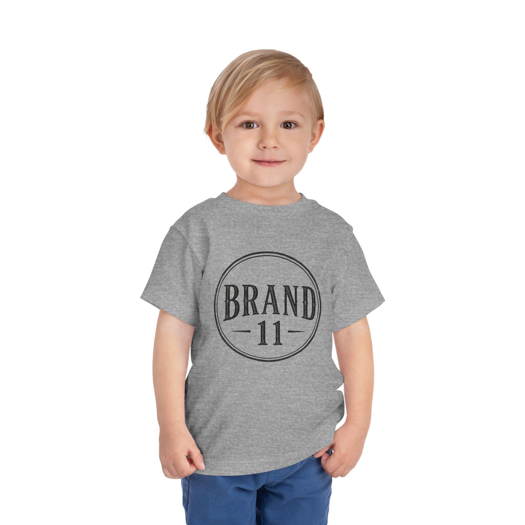 Toddler Tee — Retro 'Brand 11' Vintage Circle Logo Shirt