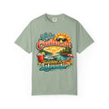 Lake Claiborne Vintage Scenic T-Shirt - Retro Sunset Boating Tee