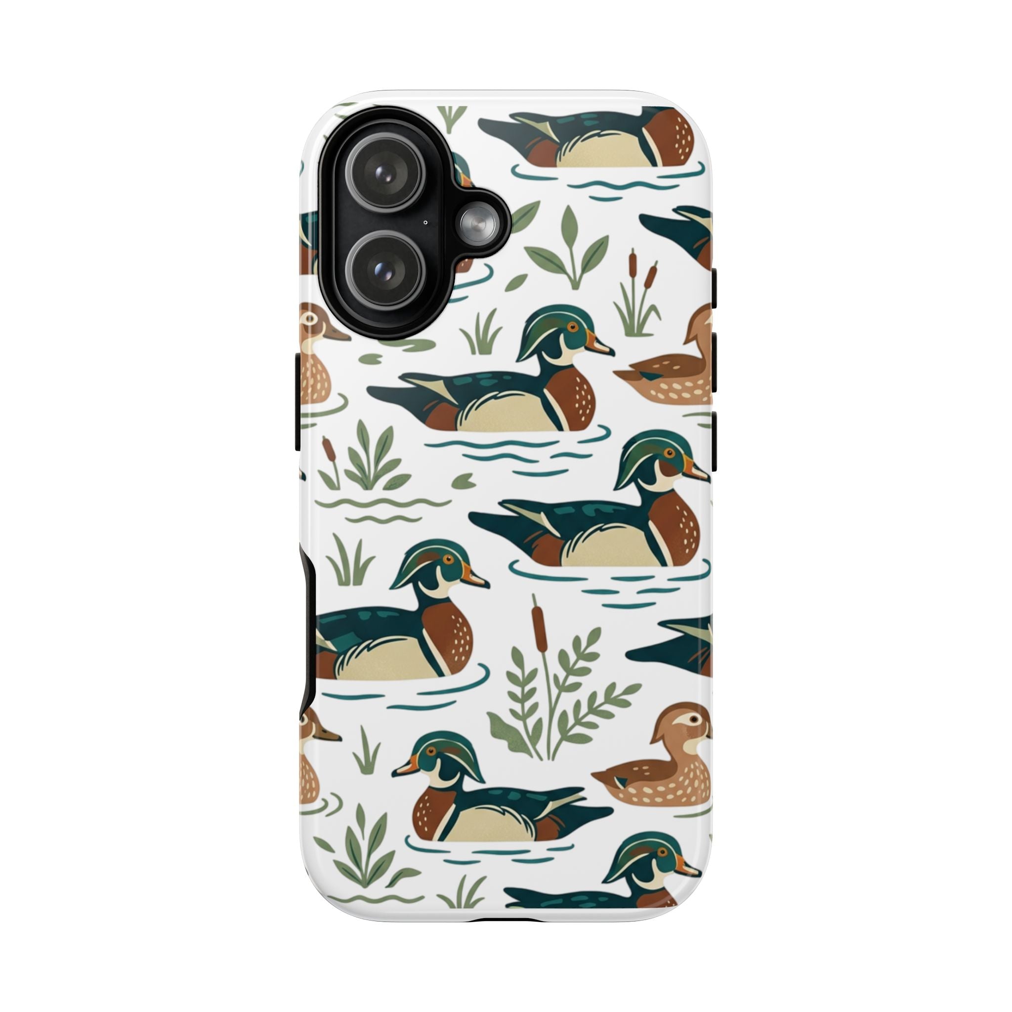 Duck Pattern Phone Case — Cute Woodland Waterfowl iPhone Case