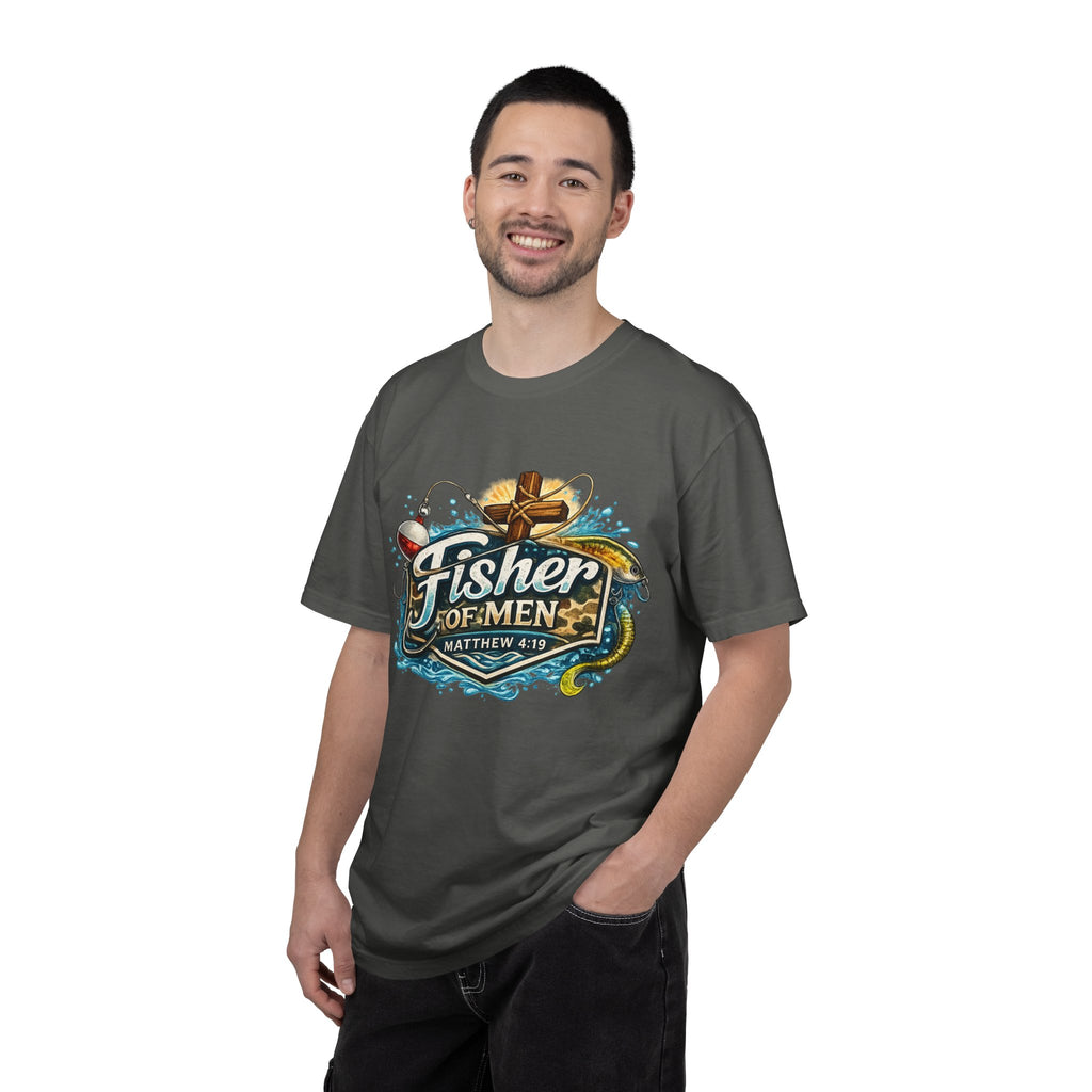 Fisher of Men T-Shirt — Matthew 4:19 Christian Fishing Tee