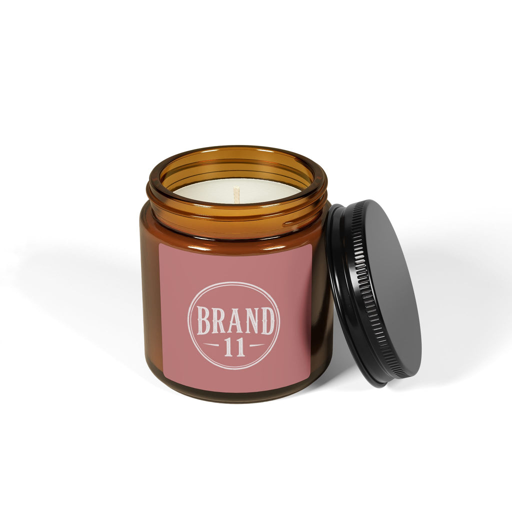 Amber Jar Soy Candle — Scented Aromatherapy Candle in Amber Jar (Multiple Sizes)