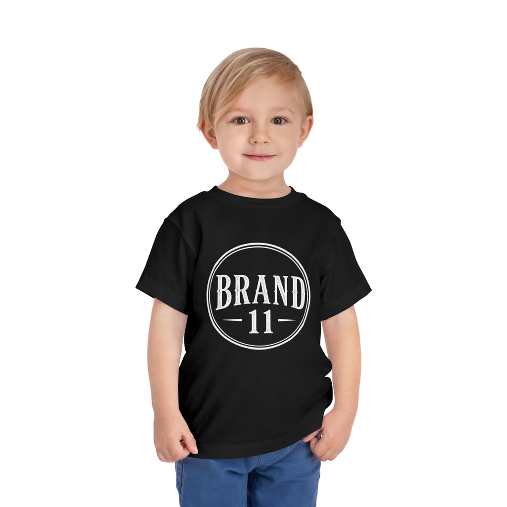 Toddler Tee — Retro 'Brand 11' Circle Logo Kids Shirt