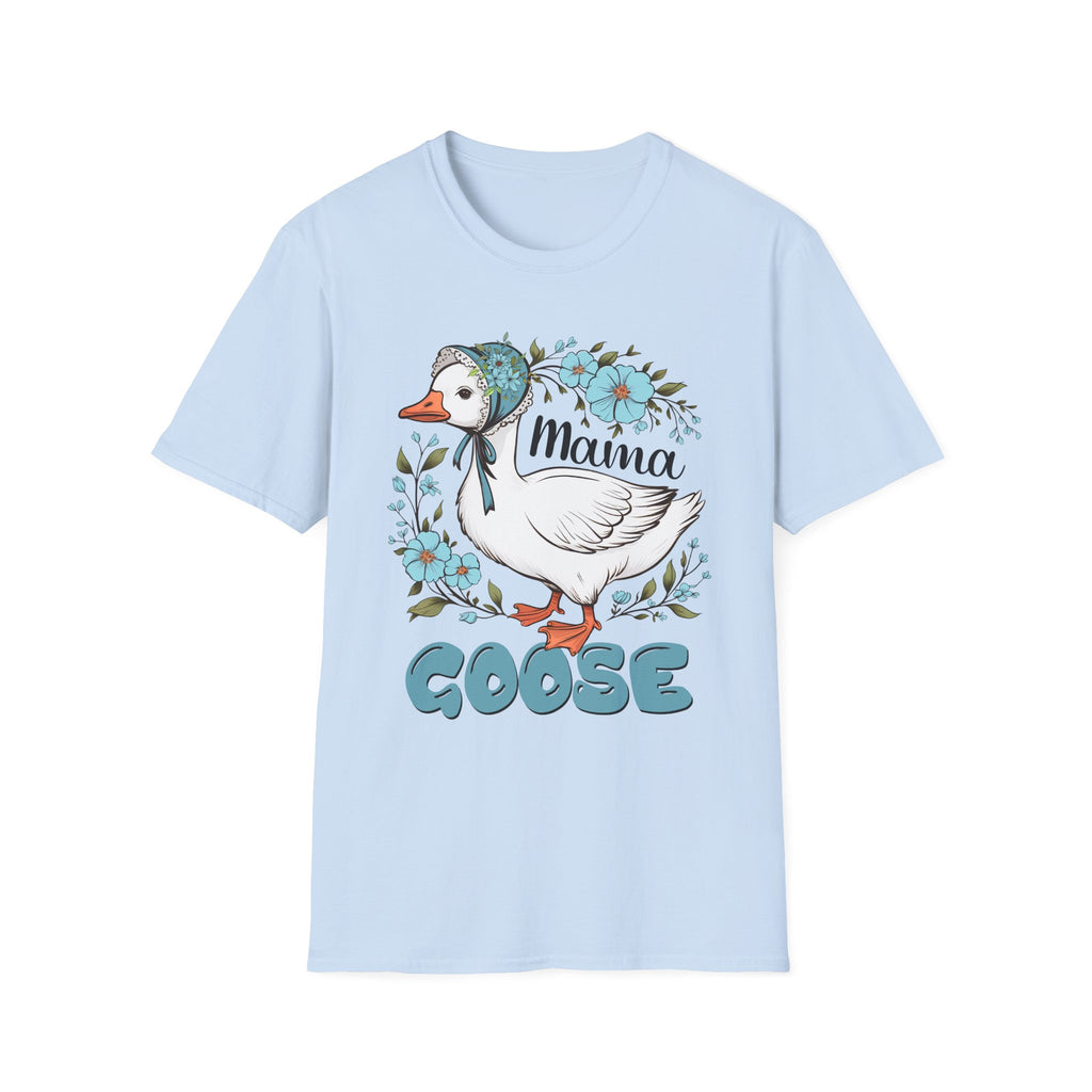 Mama Goose T-Shirt — Cute Floral Mother Goose Tee