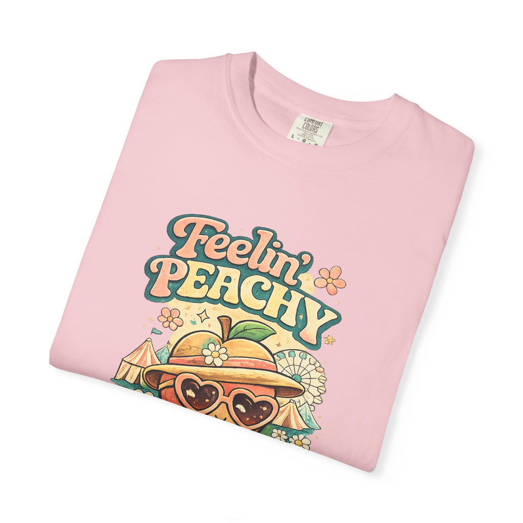 Feelin' Peachy T-Shirt – Retro Summer Peach Graphic Tee