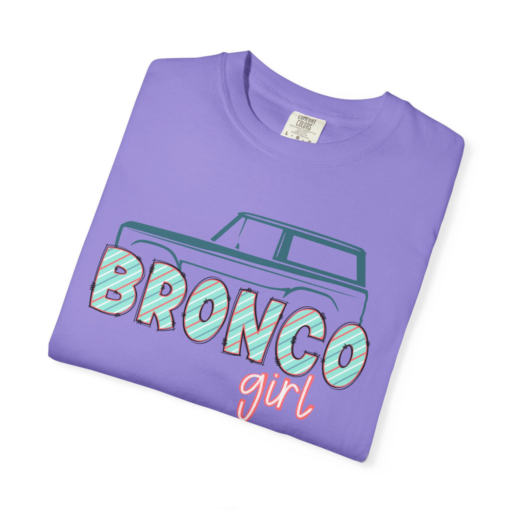 Bronco Girl T‑Shirt — Vintage SUV Graphic Tee for Women, 'Bronco Girl'