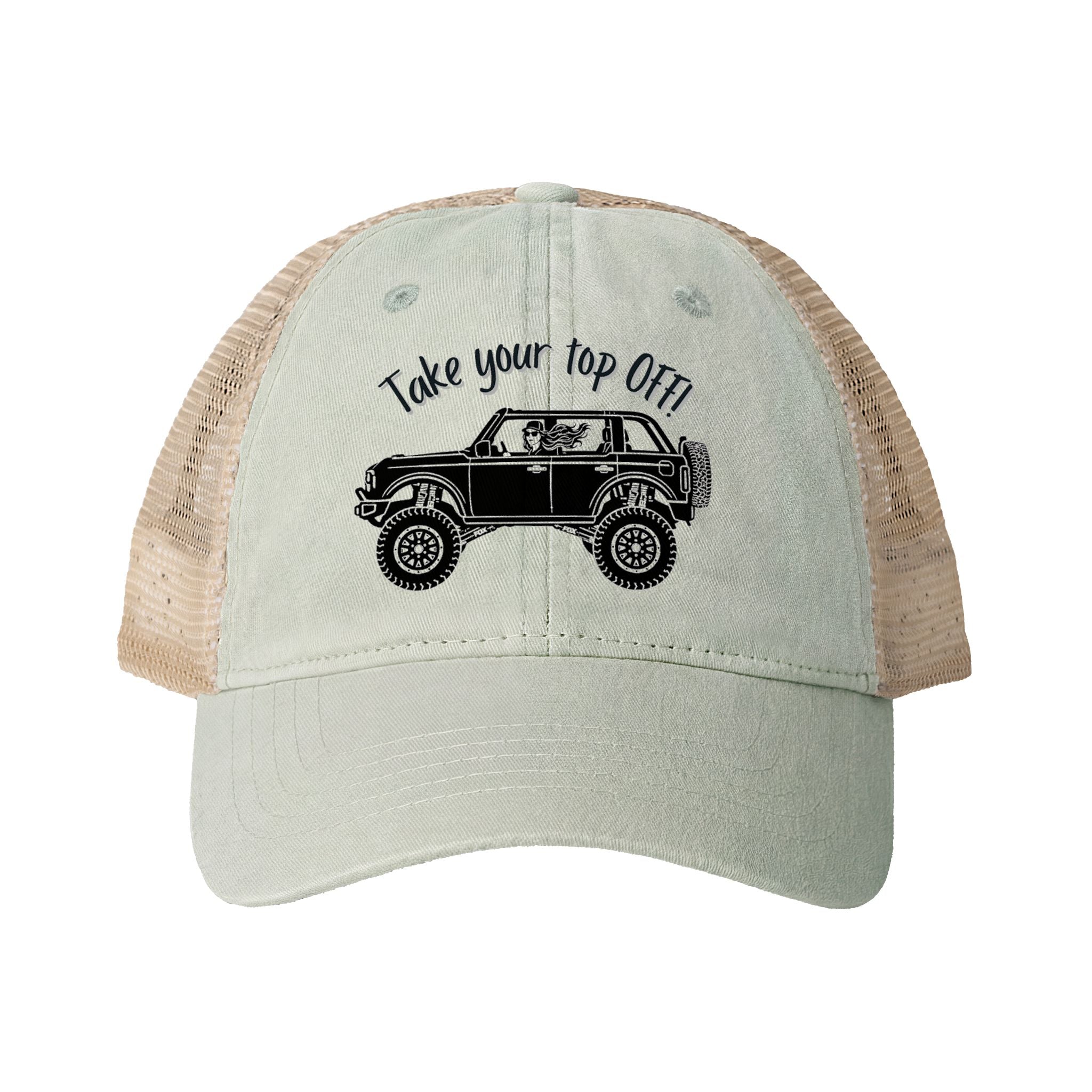 Women's Washed Mesh-Back Cap