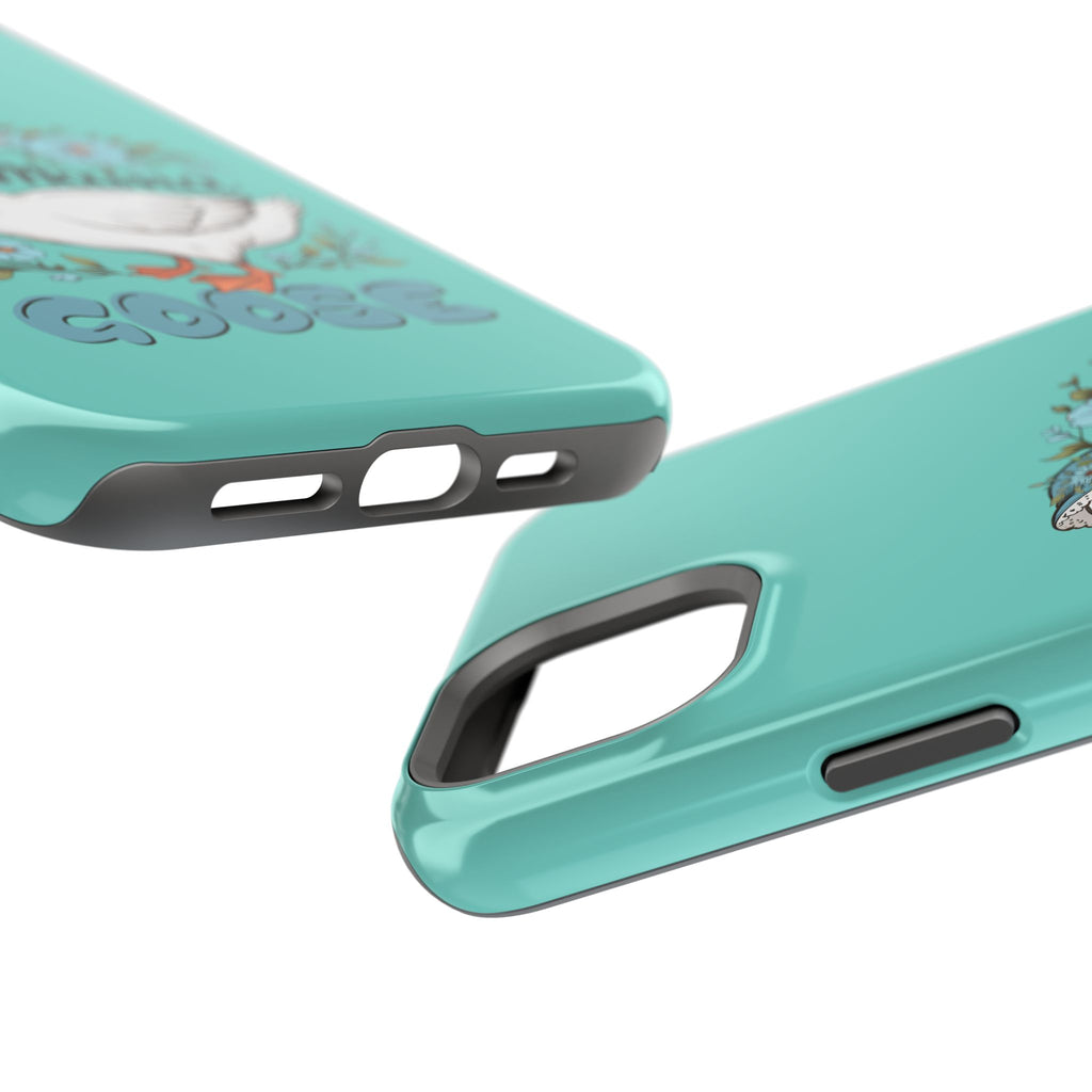 Mama Goose Phone Case — Cute Floral Goose Magnetic Impact‑Resistant Cover