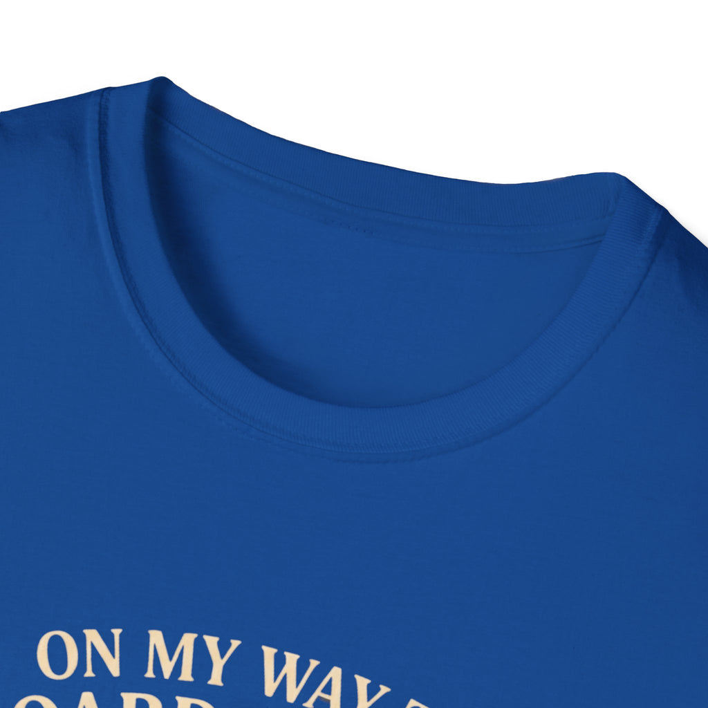 T-Shirt — “On My Way to Hoard Fabrics and Cause Chaos” Frog Witch Sewing Shirt