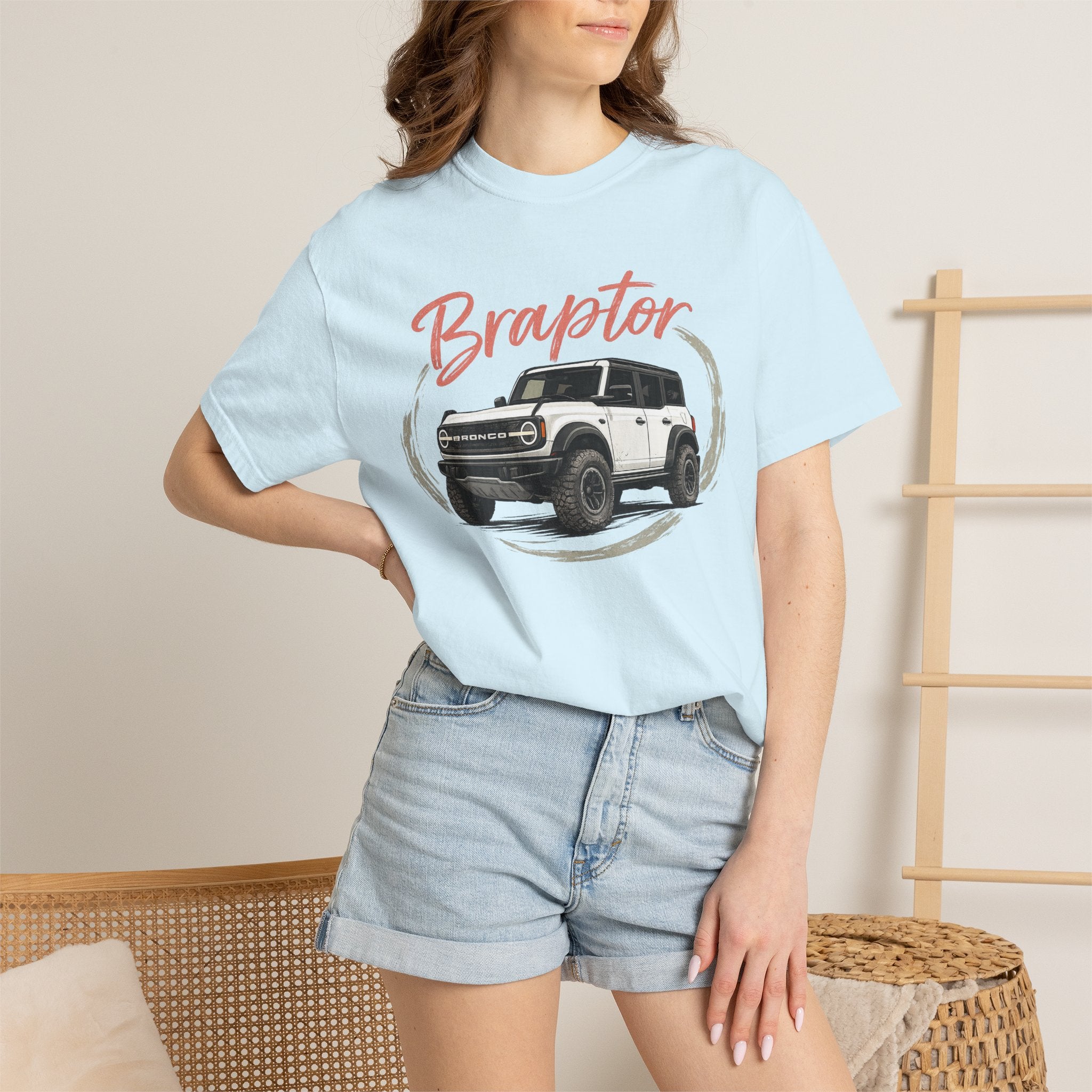 Bronco 'Braptor' Graphic T‑Shirt – Vintage Off‑Road SUV Tee