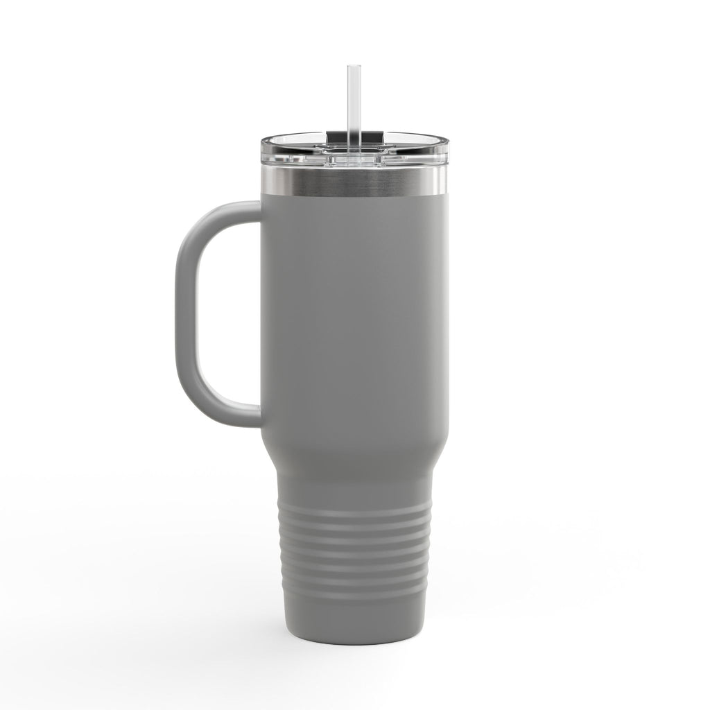 40oz Insulated Travel Mug with Handle – Large Thermal Tumbler, Double-Wall Stainless Steel