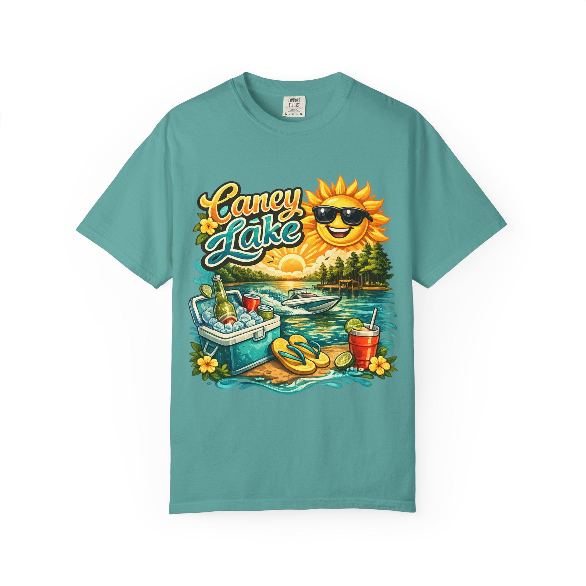 Caney Lake Summer Scene T-Shirt