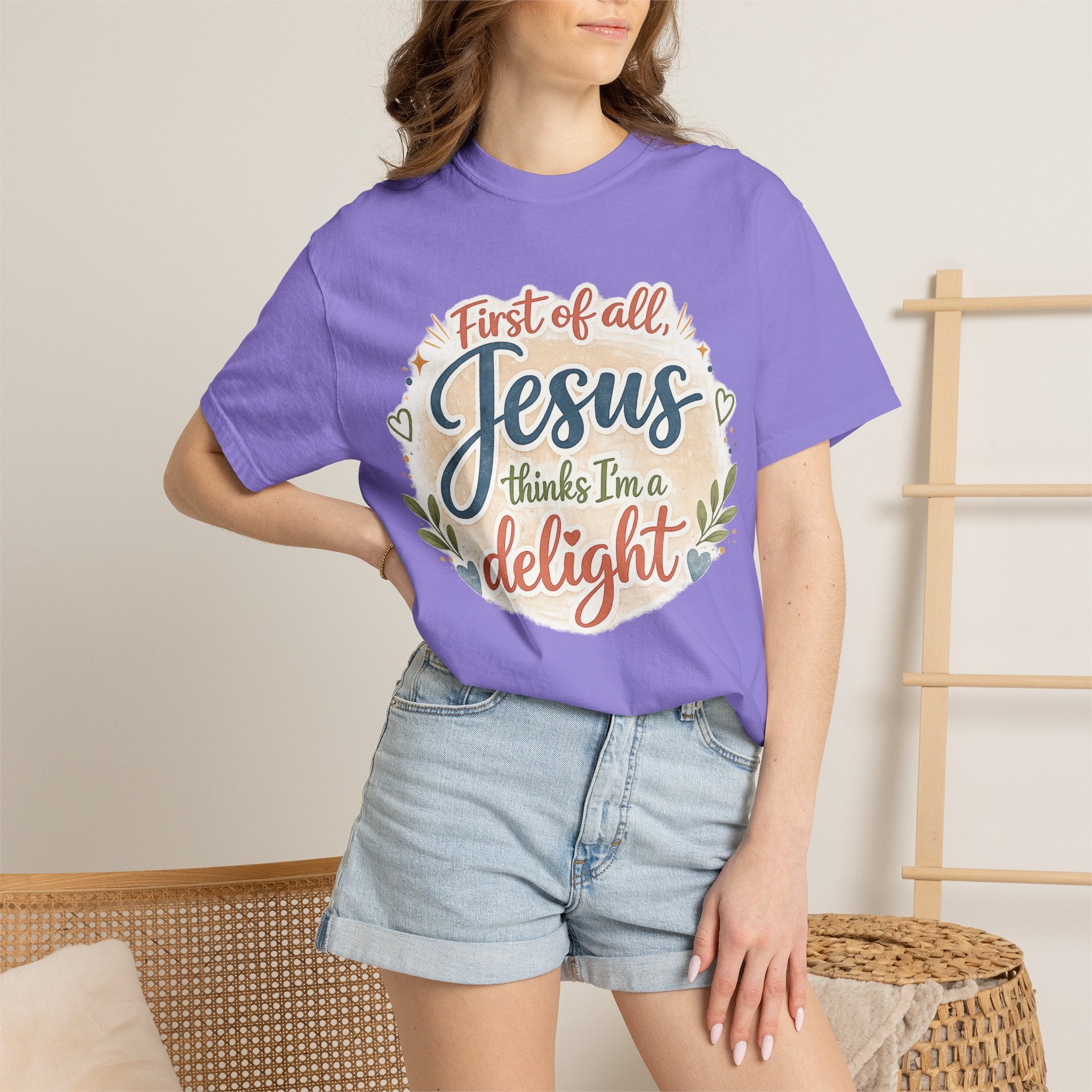 Jesus Thinks I’m a Delight T-Shirt — Christian Faith Graphic Tee