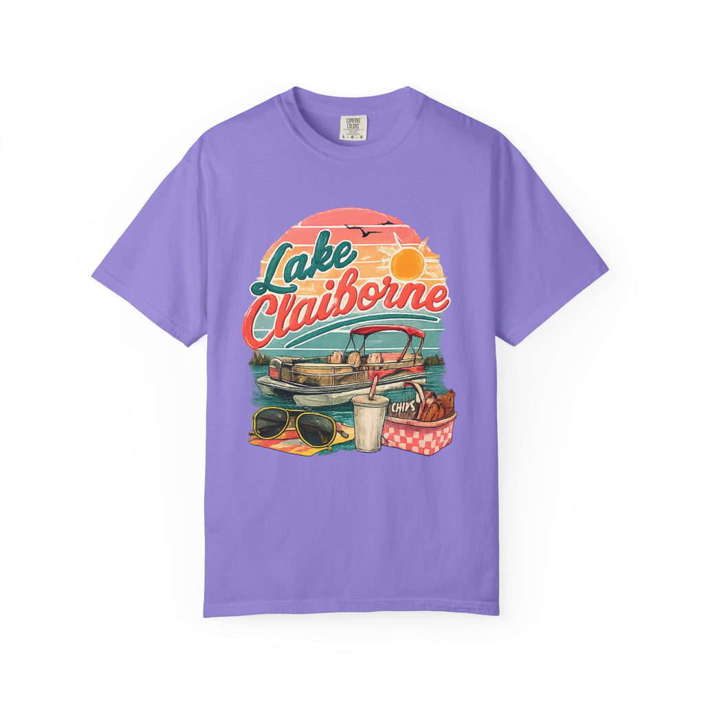 Lake Claiborne Retro Picnic T-Shirt