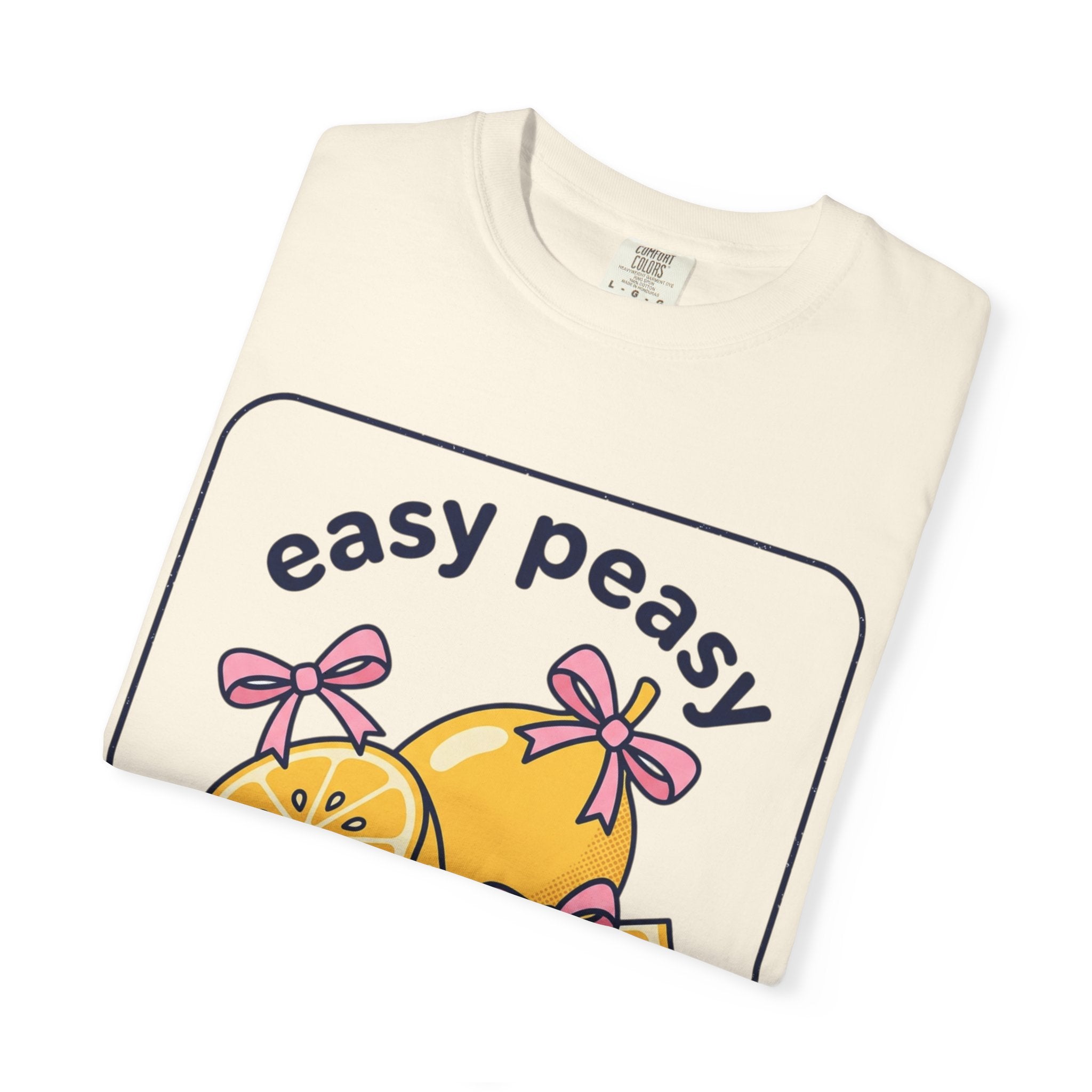 Easy Peasy Lemon Squeezy T-Shirt — Cute Citrus Graphic Tee