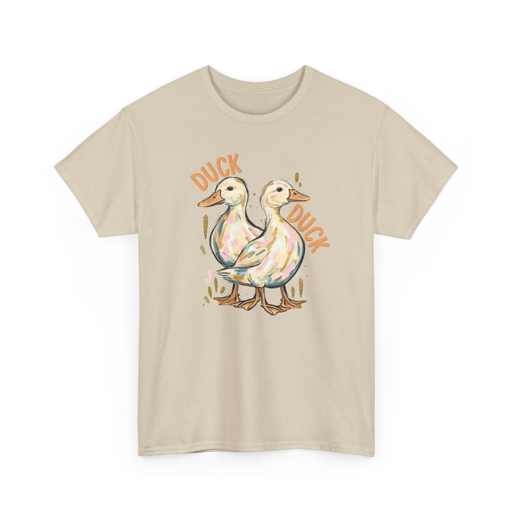 Duck Duck / Goose Tee — Cute Retro Duck & Goose Graphic T‑Shirt