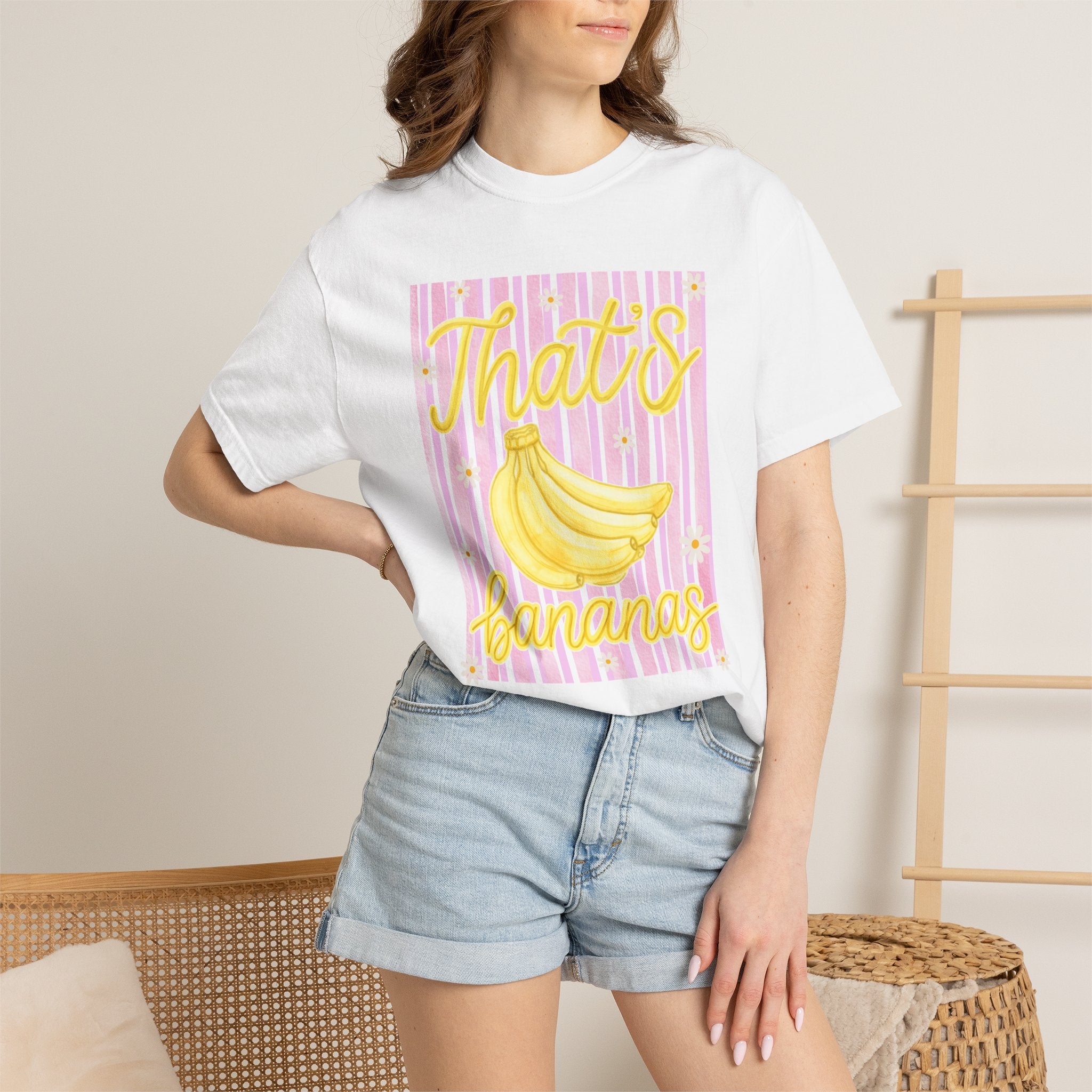 That’s Bananas T-Shirt — Retro Yellow Banana Graphic Tee