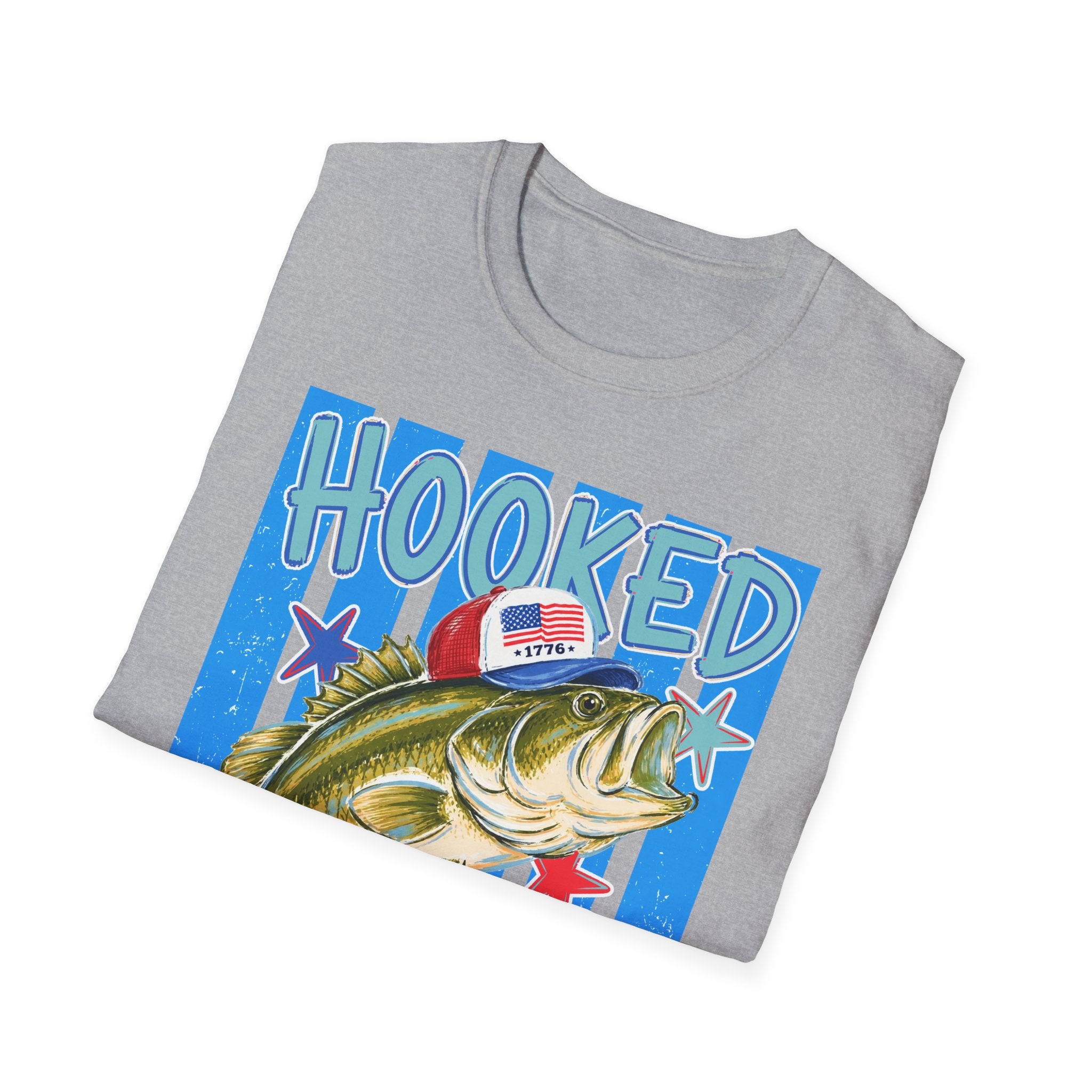 Hooked on Freedom Fishing T-Shirt