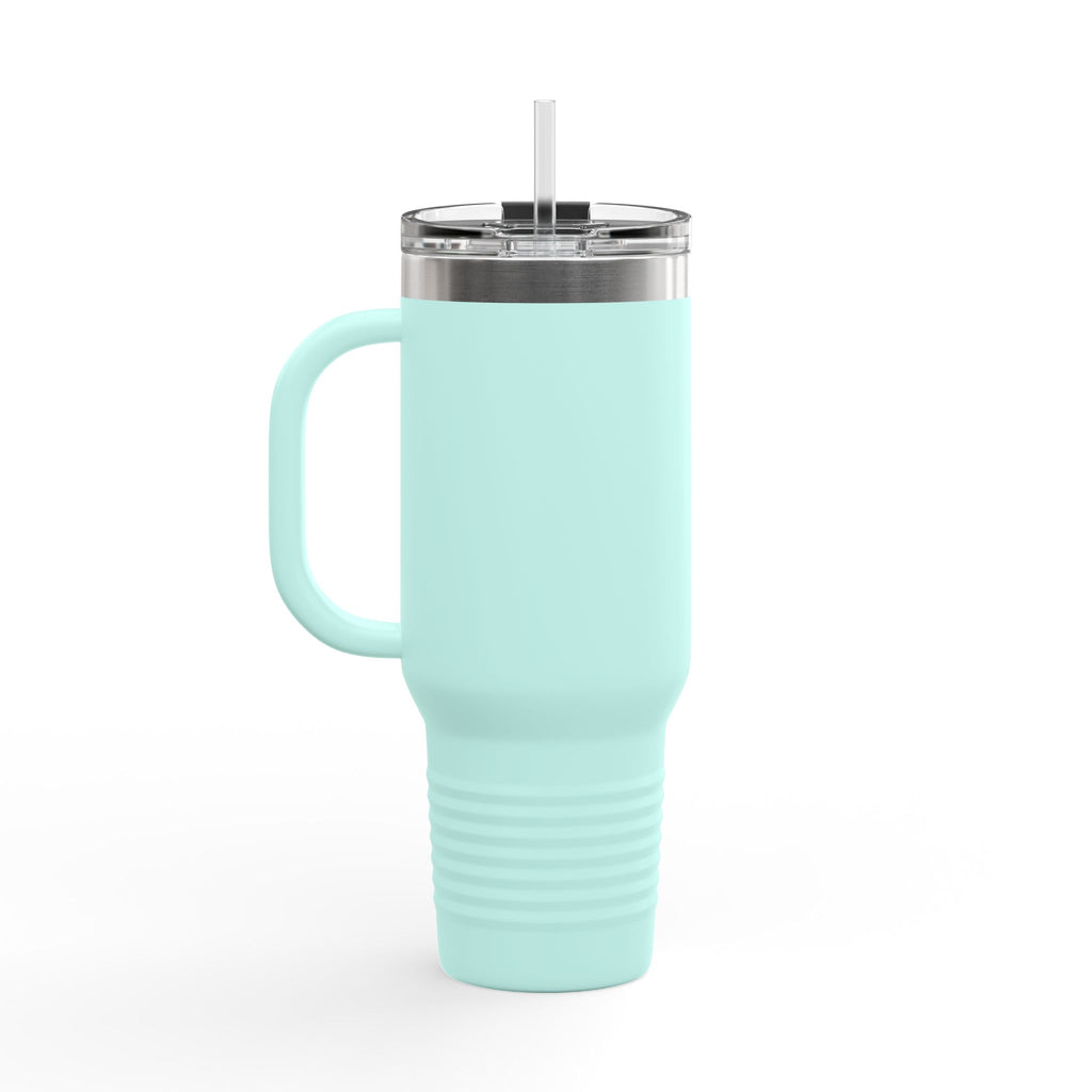 40oz Insulated Travel Mug with Handle – Large Thermal Tumbler, Double-Wall Stainless Steel