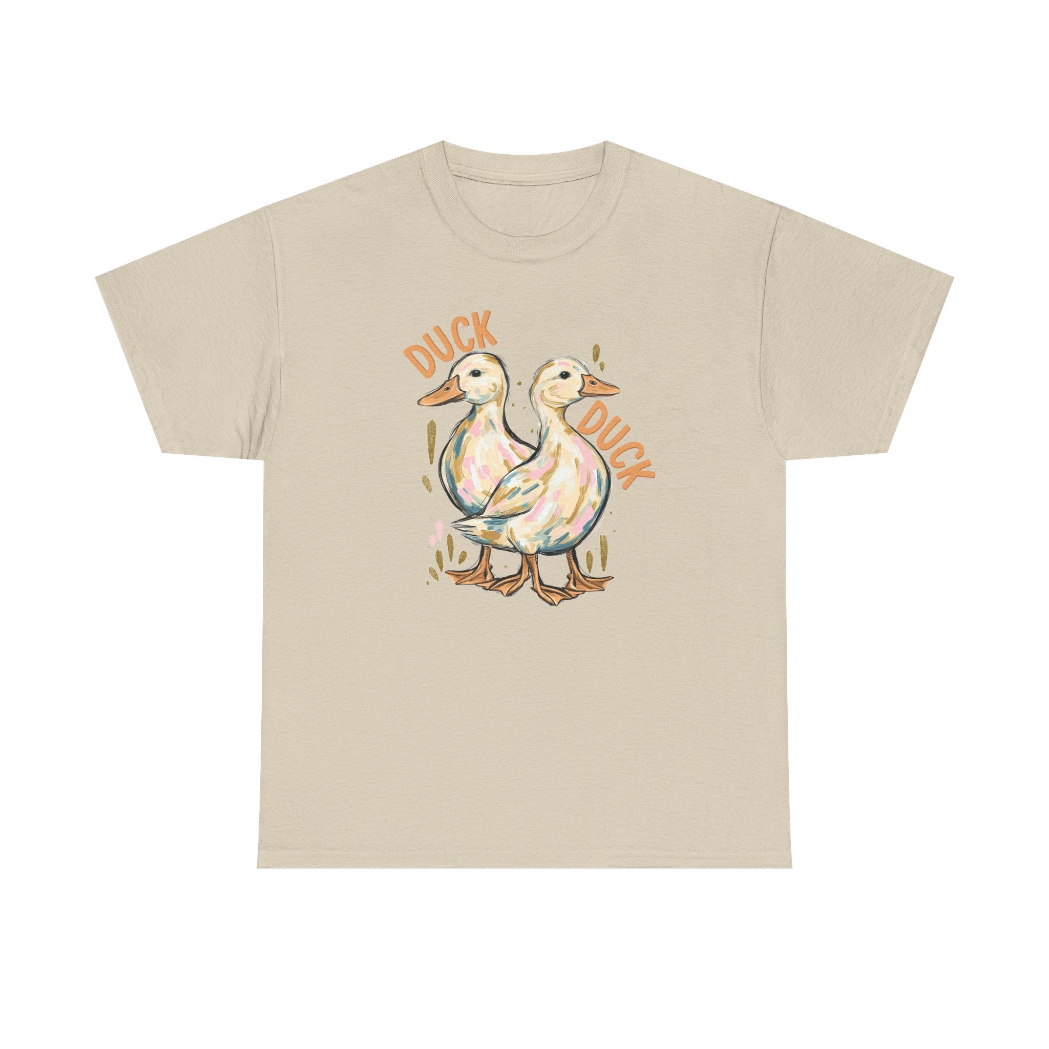 Duck Duck / Goose Tee — Cute Retro Duck & Goose Graphic T‑Shirt