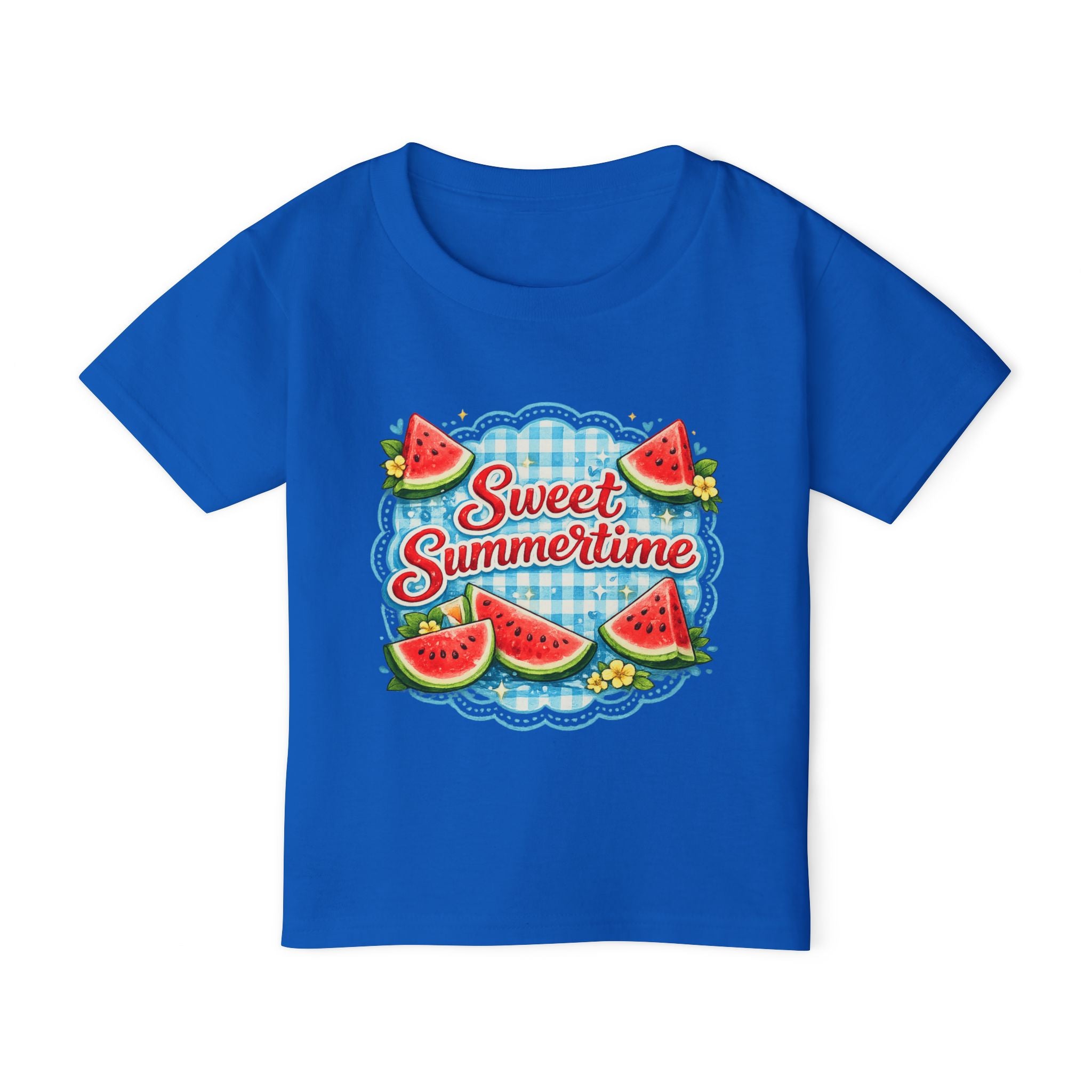 Toddler T-Shirt — "Sweet Summertime" Watermelon Summer Tee for Kids