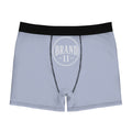 Light Gray Men's Boxer Briefs — Comfortable All-Over-Print Underwear
