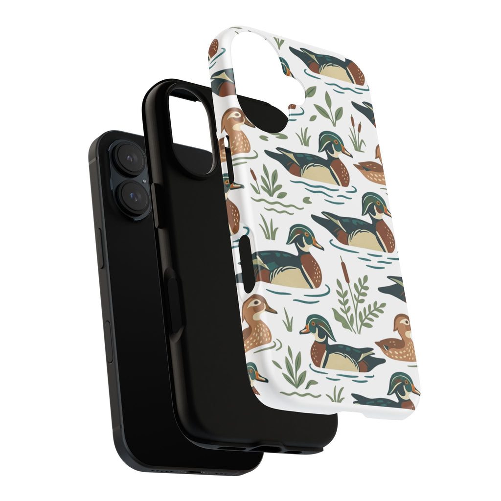Duck Pattern Phone Case — Cute Woodland Waterfowl iPhone Case