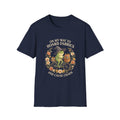 T-Shirt — “On My Way to Hoard Fabrics and Cause Chaos” Frog Witch Sewing Shirt