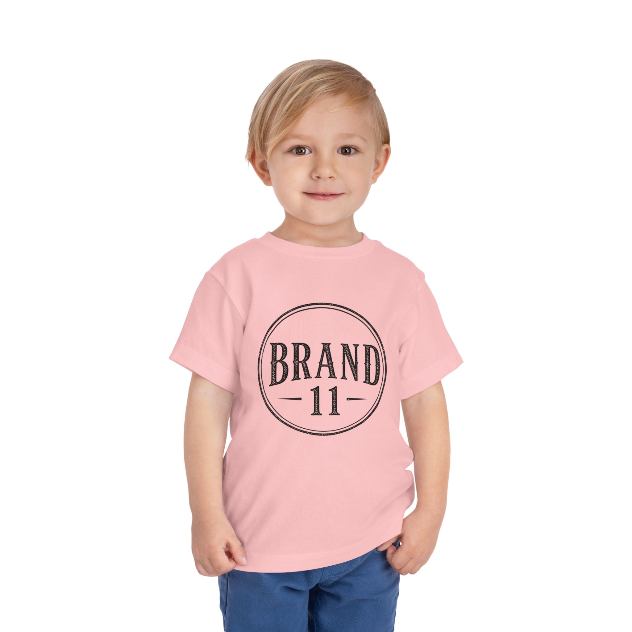Toddler Tee — Retro 'Brand 11' Vintage Circle Logo Shirt