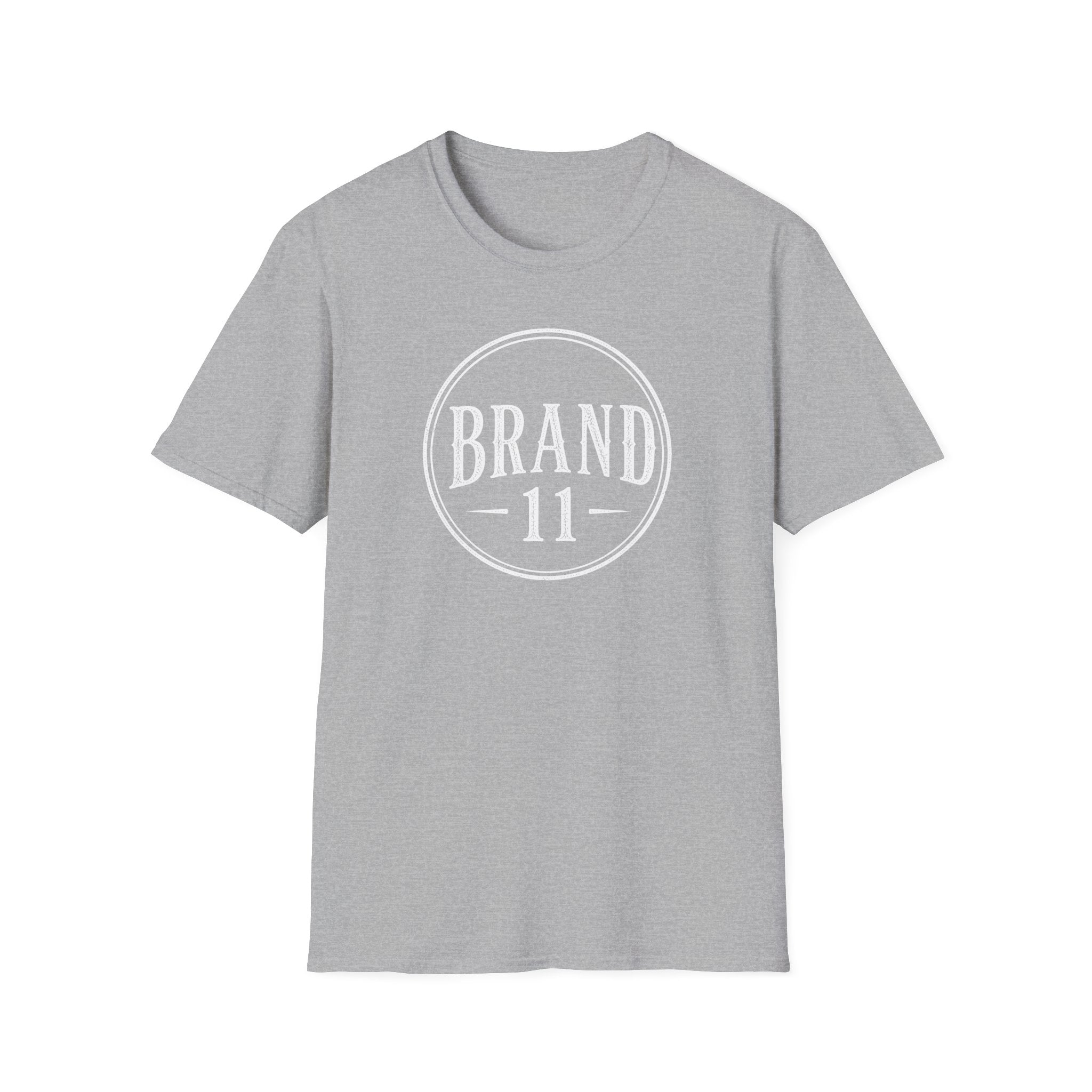 Brand 11 Circle Logo T-Shirt — Vintage Badge Graphic Tee