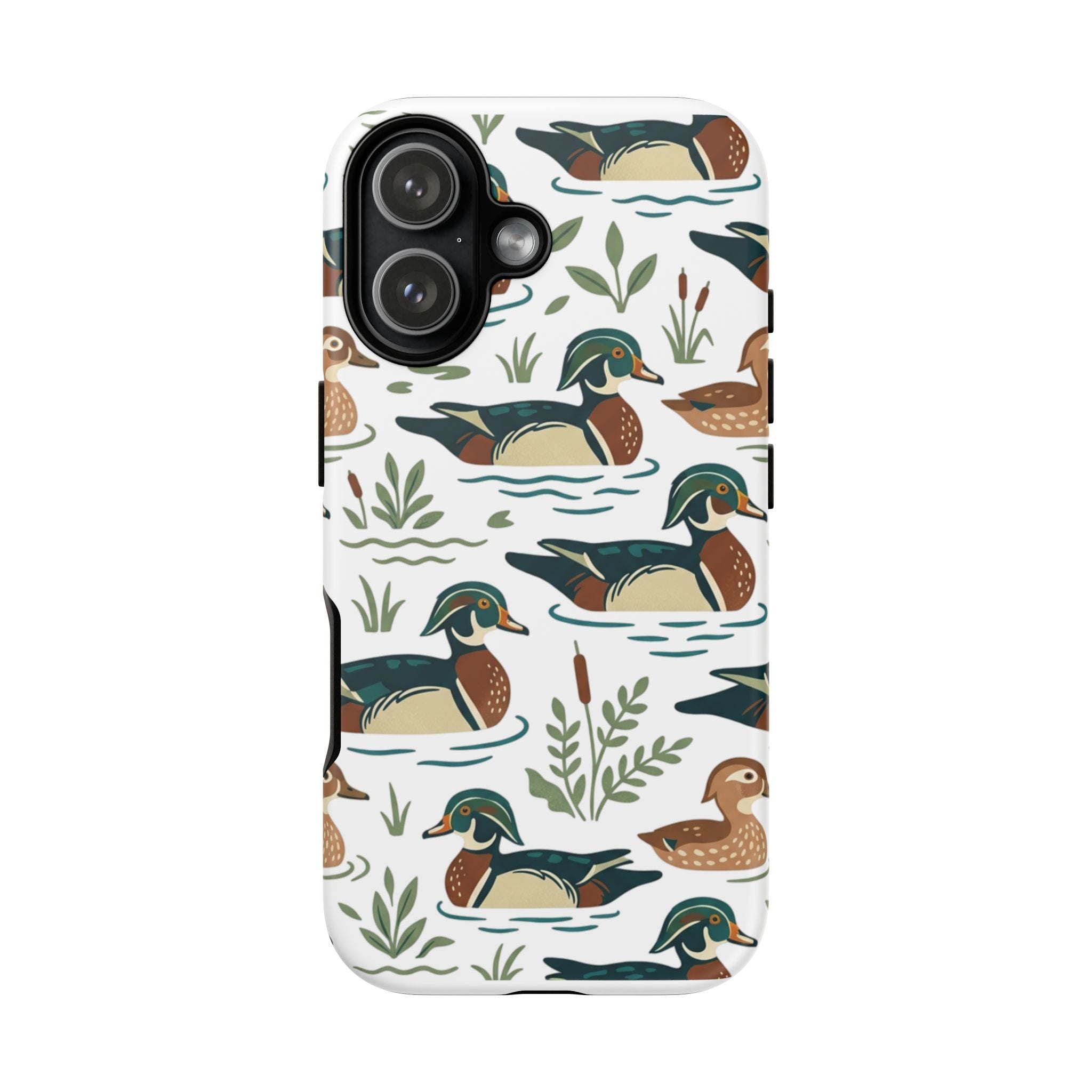 Duck Pattern Phone Case — Cute Woodland Waterfowl iPhone Case
