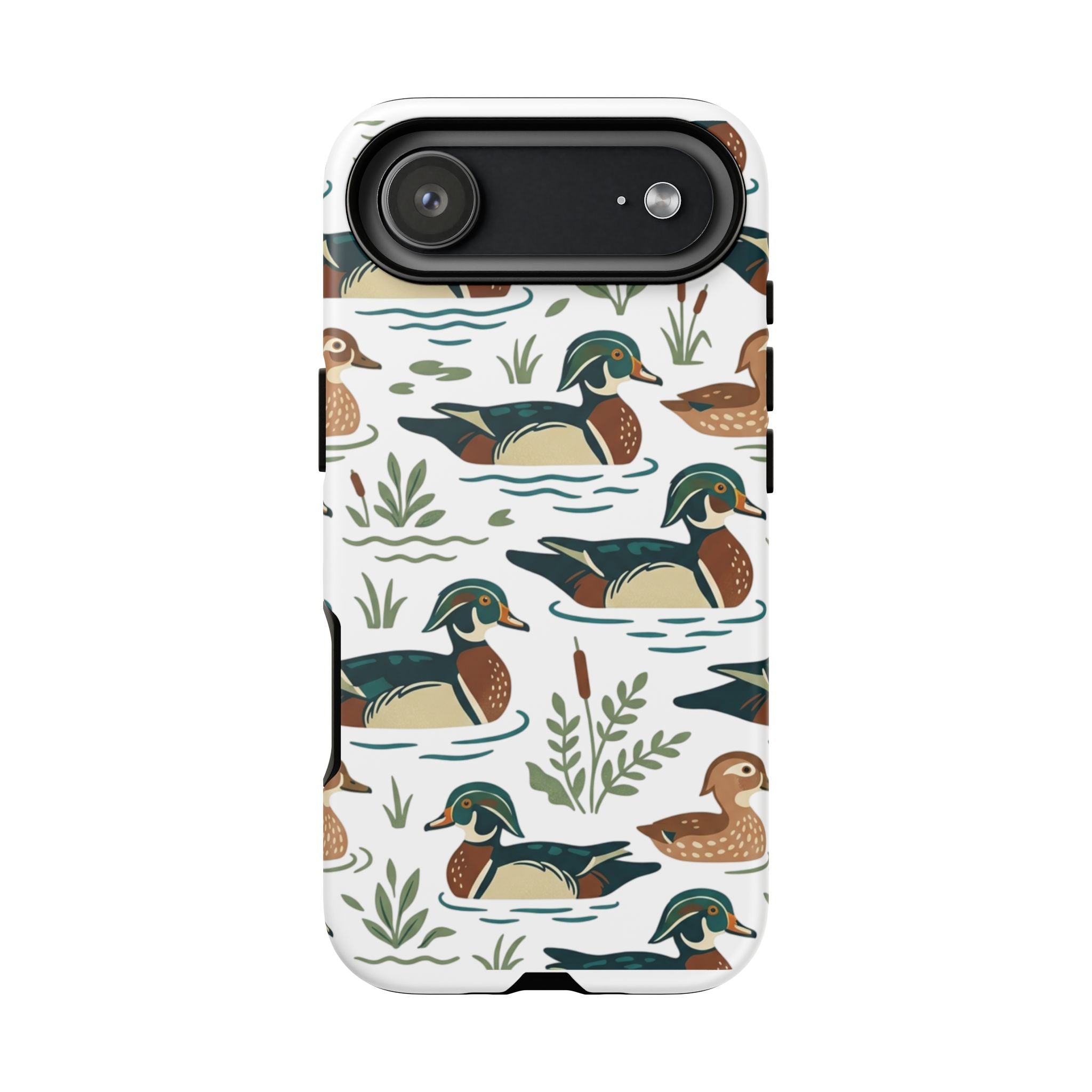 Duck Pattern Phone Case — Cute Woodland Waterfowl iPhone Case