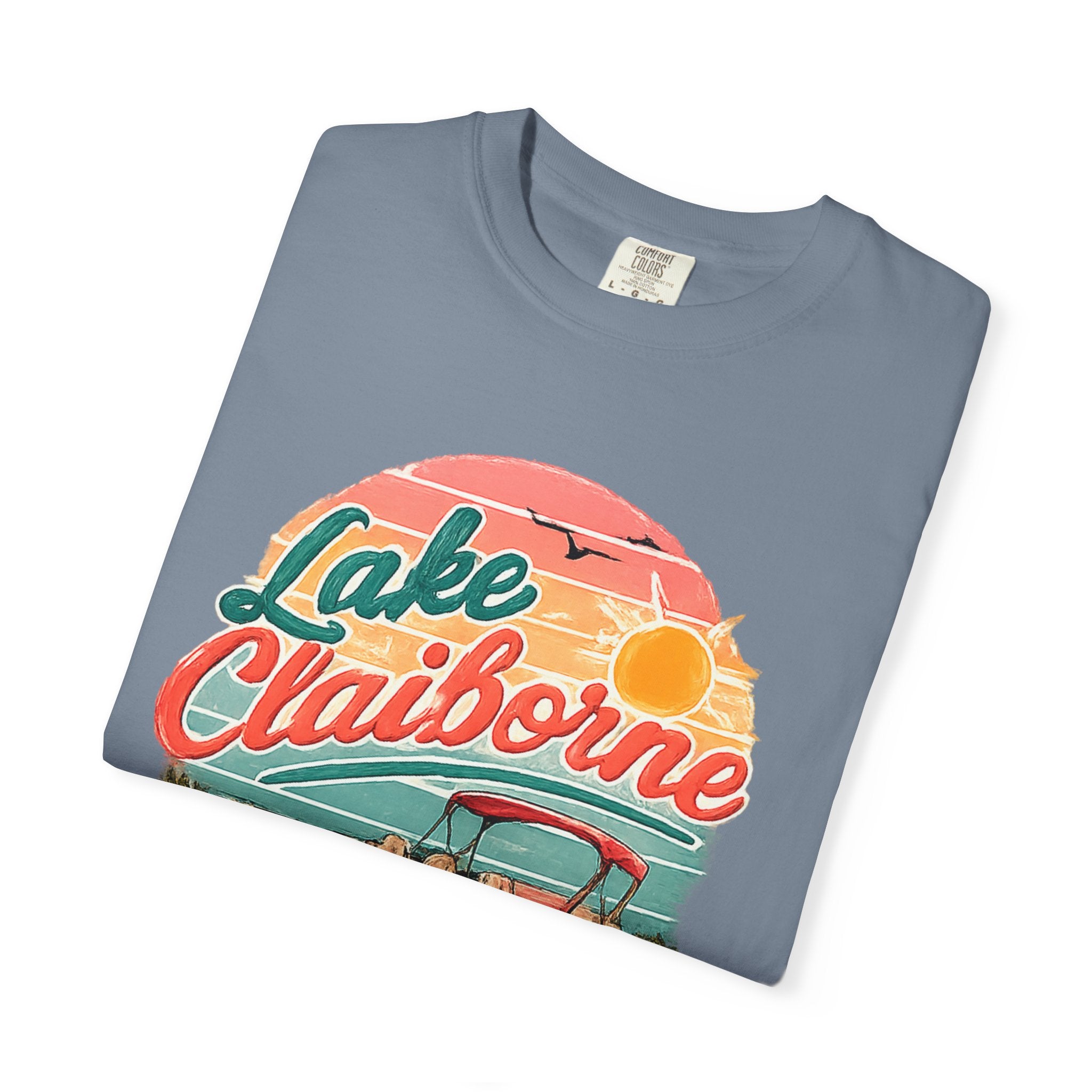 Lake Claiborne Retro Picnic T-Shirt
