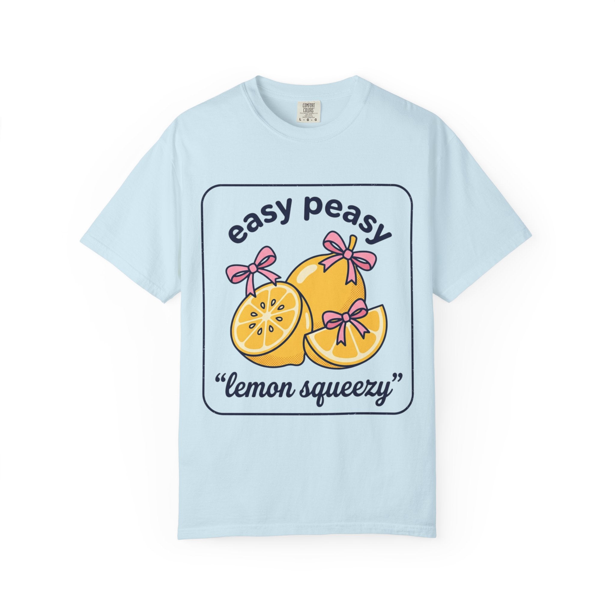 Easy Peasy Lemon Squeezy T-Shirt — Cute Citrus Graphic Tee
