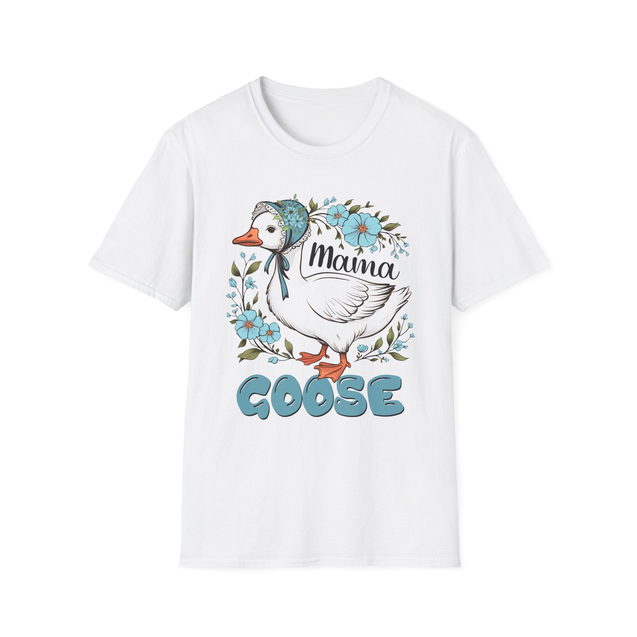 Mama Goose T-Shirt — Cute Floral Mother Goose Tee