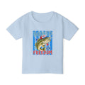 Toddler T-Shirt — "Hooked on Freedom" Patriotic Fishing Kids Tee