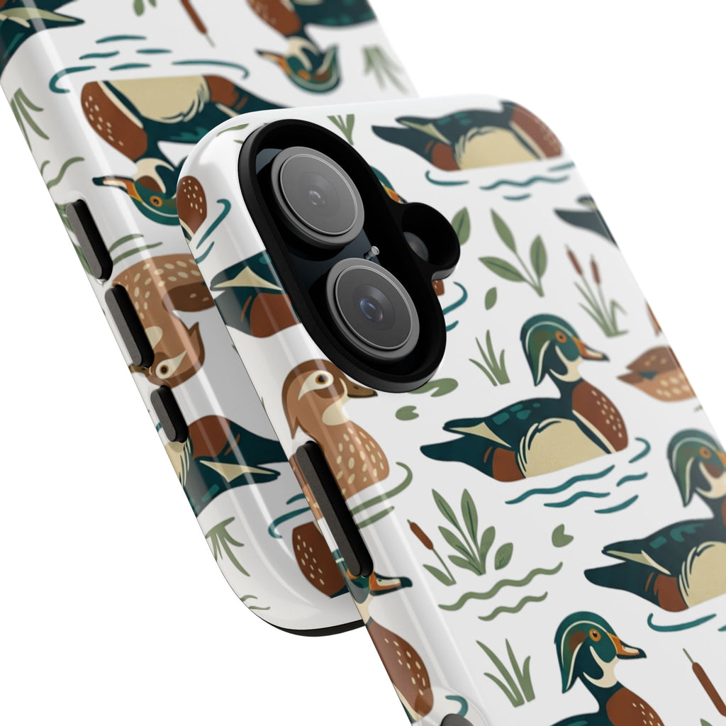 Duck Pattern Phone Case — Cute Woodland Waterfowl iPhone Case