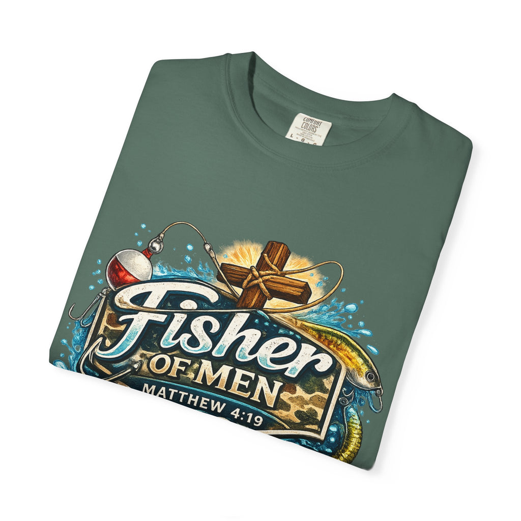 Fisher of Men T-Shirt — Matthew 4:19 Christian Fishing Tee