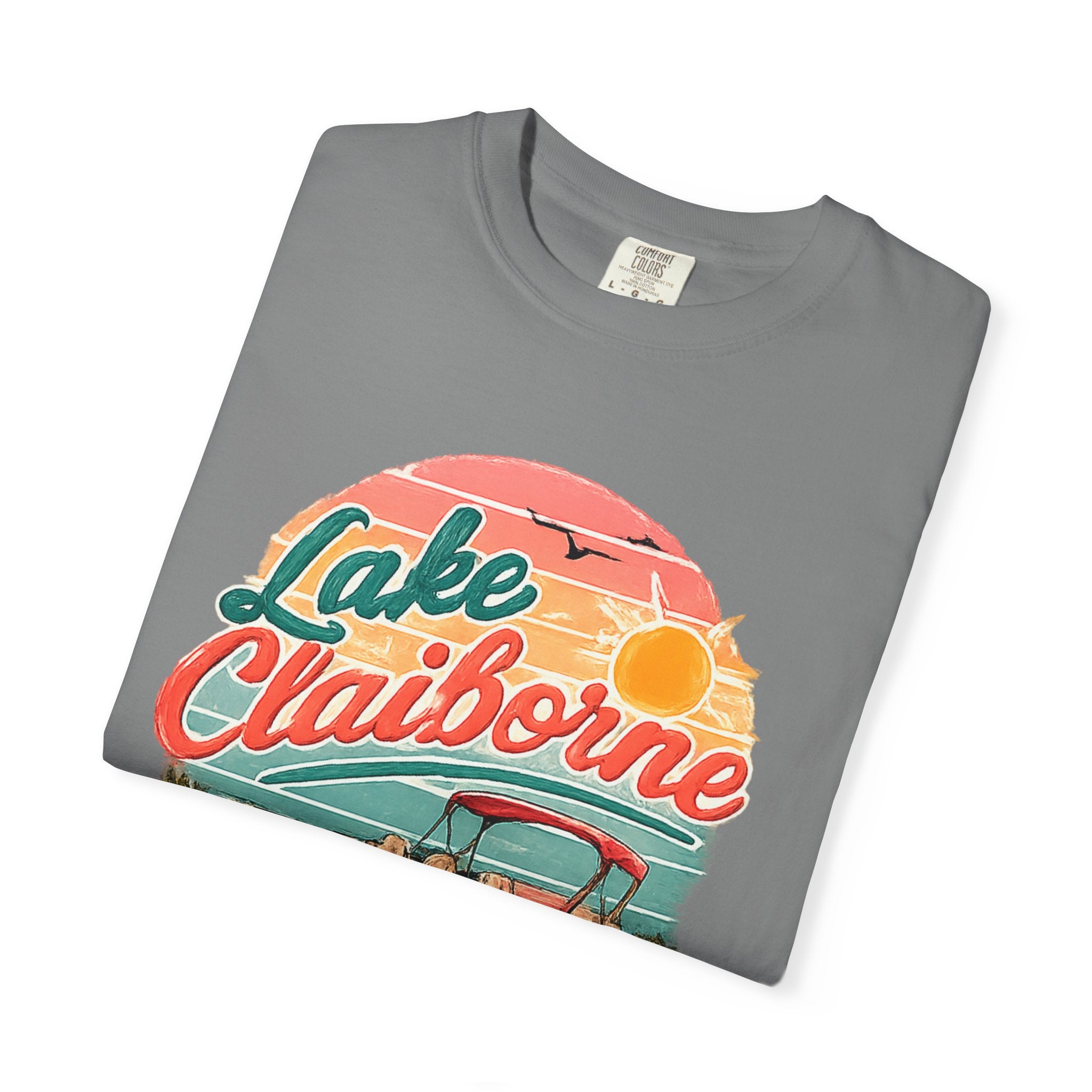 Lake Claiborne Retro Picnic T-Shirt