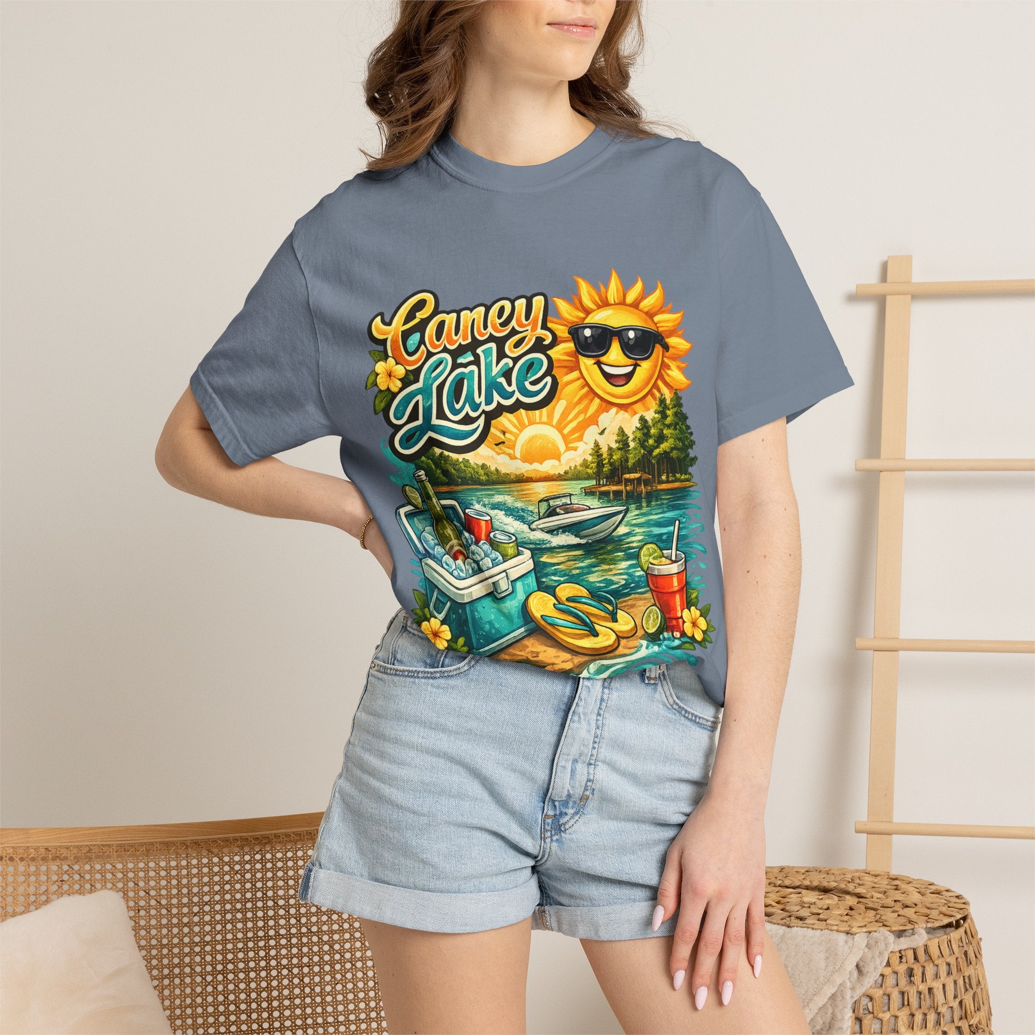 Caney Lake Summer Scene T-Shirt