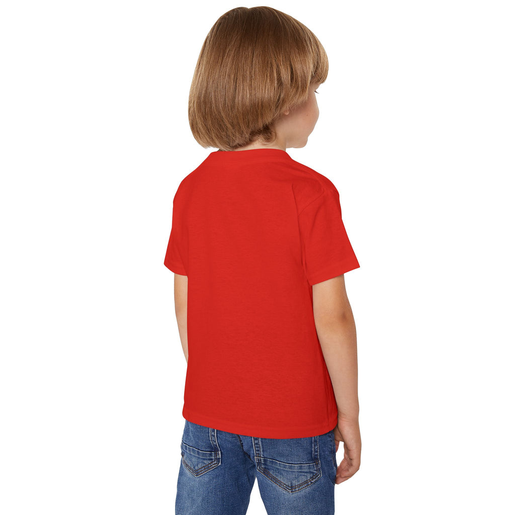 Toddler T-Shirt — "Hooked on Freedom" Patriotic Fishing Kids Tee