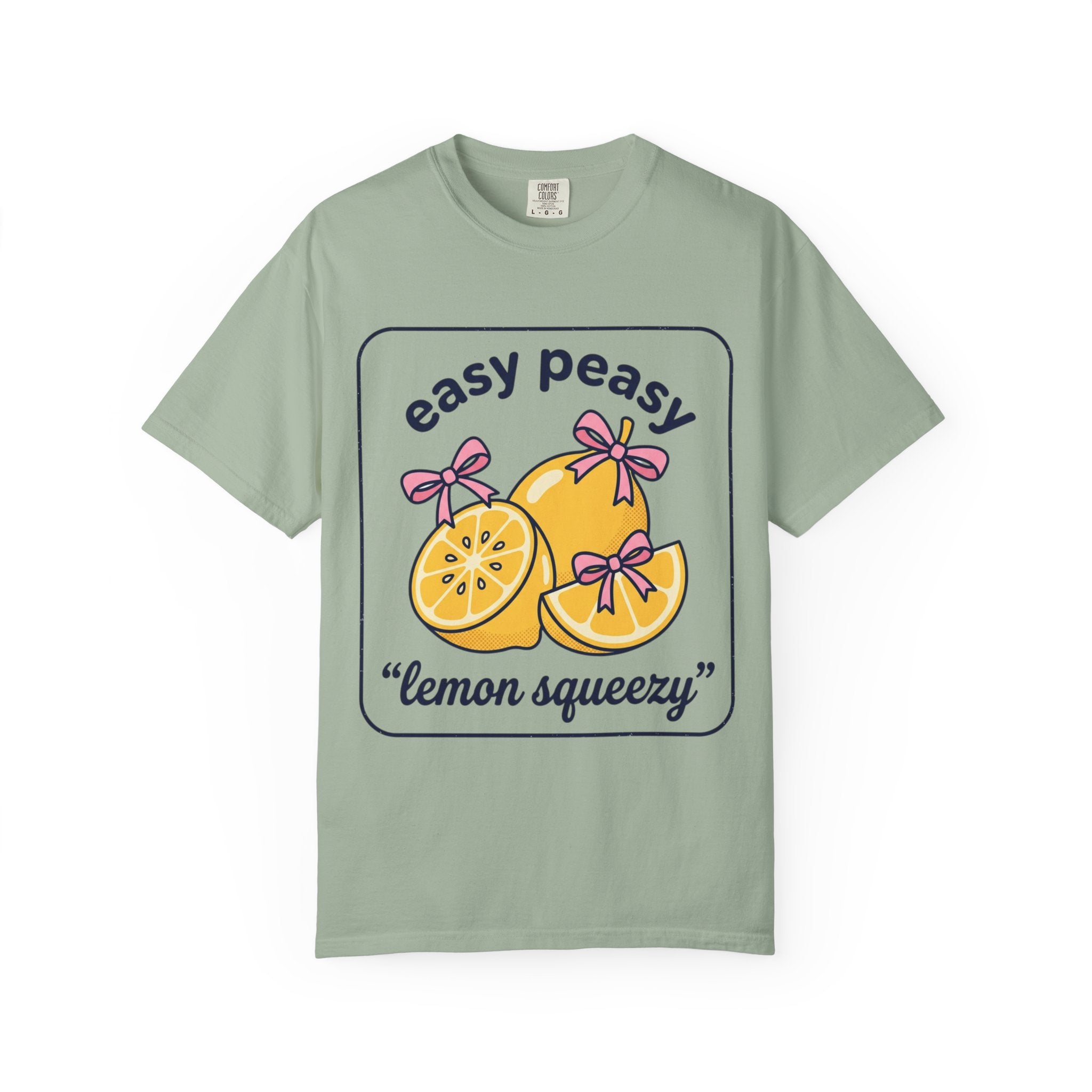 Easy Peasy Lemon Squeezy T-Shirt — Cute Citrus Graphic Tee