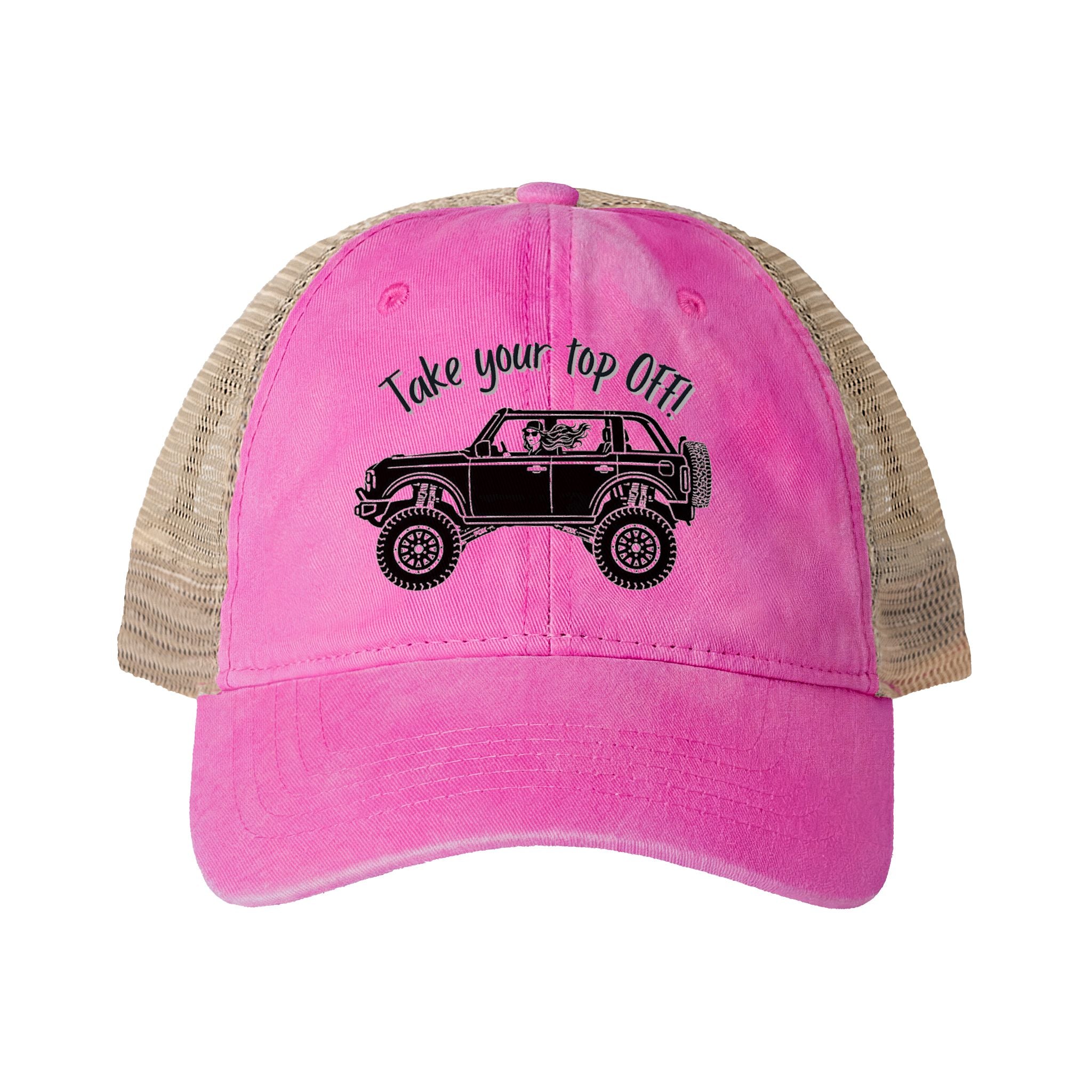 Women's Washed Mesh-Back Cap