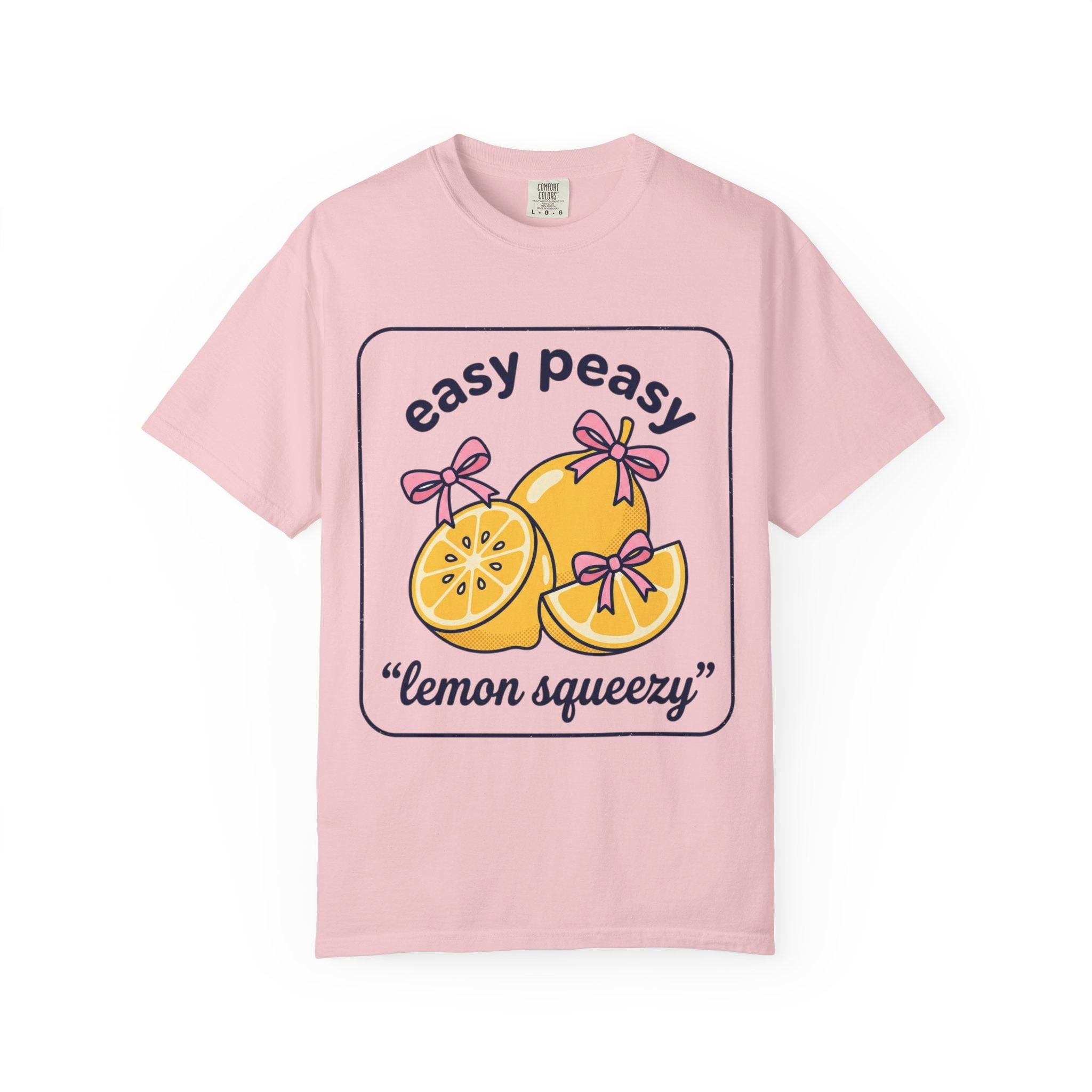 Easy Peasy Lemon Squeezy T-Shirt — Cute Citrus Graphic Tee