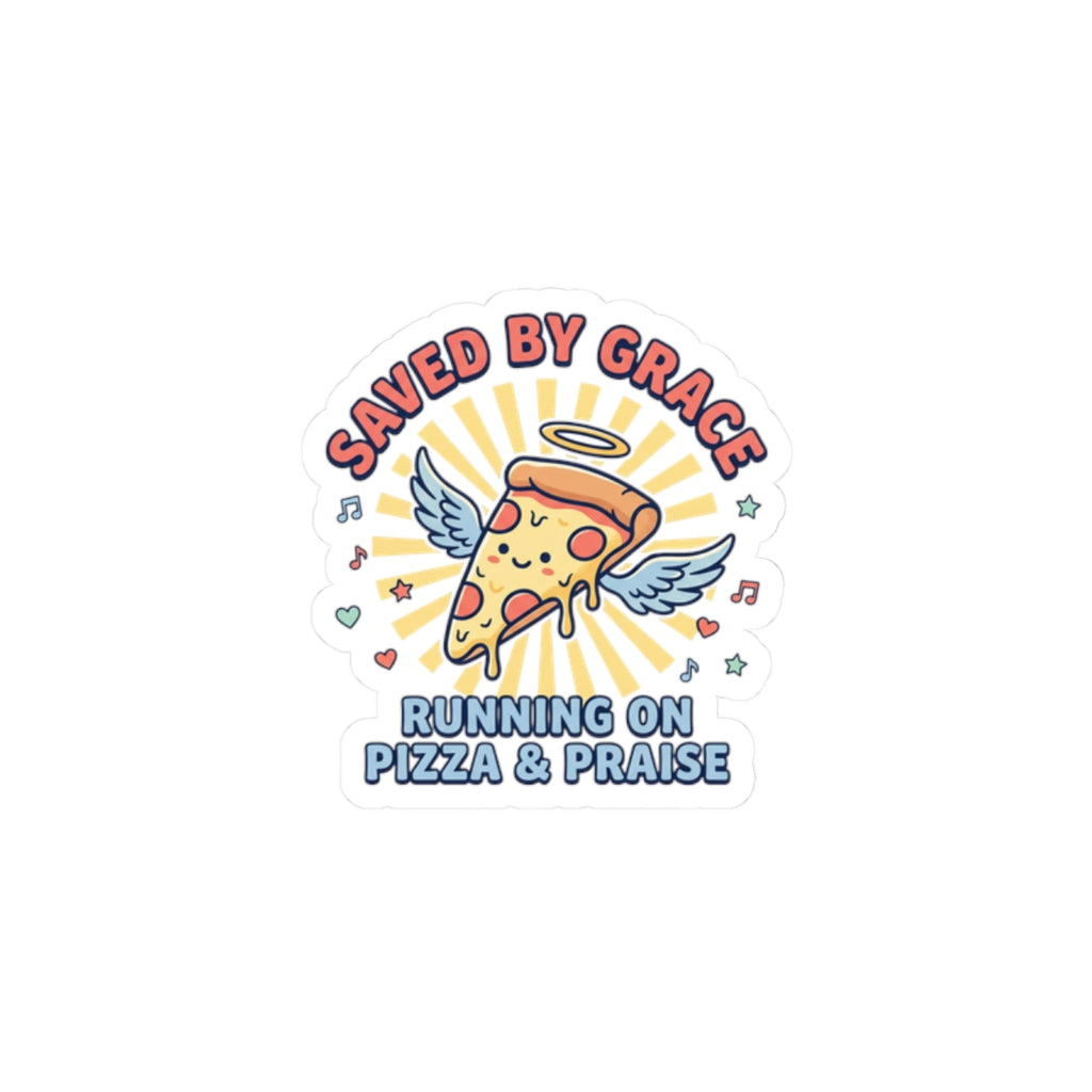 Saved By Grace Sticker | Christian Memes, Church Camp Vibe