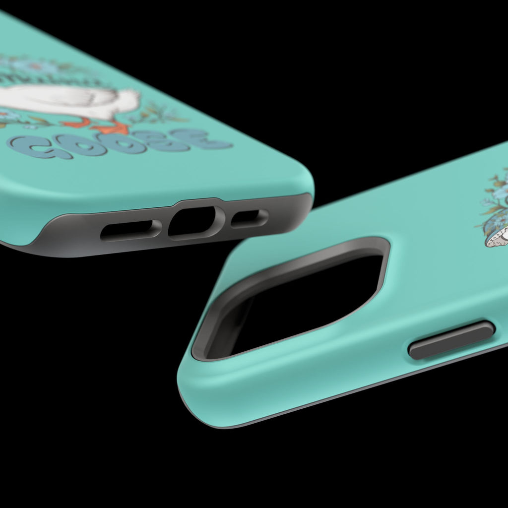Mama Goose Phone Case — Cute Floral Goose Magnetic Impact‑Resistant Cover