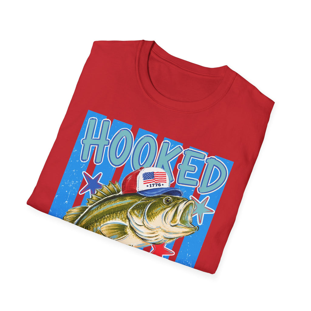 Hooked on Freedom Fishing T-Shirt